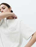 Pure Cotton Embroidered Slogan Pyjama Top