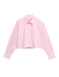 Pure Cotton Cropped Pyjama Shirt