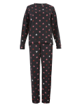 Star Print Lounge Set
