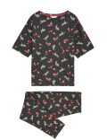 Cotton Mix Printed Relaxed Fit Pyjama Set