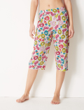 Pure Cotton Summer Cropped Pyjama Set