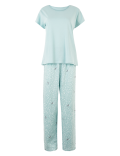 Pure Cotton Narwhal Print Pyjama Set