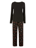 Pure Cotton Ditsy Floral Print Pyjama Set
