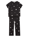 Pure Cotton Star Print Pyjama Set