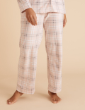 Fleece Check Pyjama Set