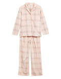 Fleece Check Pyjama Set