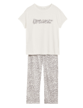 Pure Cotton Animal Print Pyjama Set