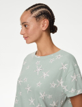 Pure Cotton Printed Pyjama Set