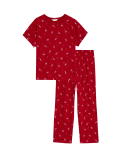 Pure Cotton Printed Pyjama Set