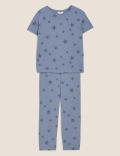 Cotton Rich Star Print Pyjama Set