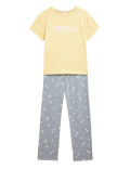 Cotton Rich Daisy Print Pyjama Set