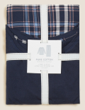 Pure Cotton Check Pyjama Set