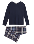 Pure Cotton Check Pyjama Set