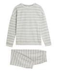 Fleece Striped Pyjama Set