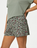Pure Cotton Leopard Shortie Set