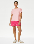 Pure Cotton Palm Tree Shortie Set