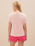 Pure Cotton Palm Tree Shortie Set