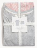 Cotton Rich Leaf Shortie Set