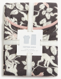 Cotton Rich Jungle Print Cropped Pyjama Set