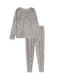 Fleece Star Print Pyjama Set