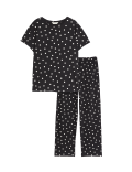 Pure Cotton Polka Dot Pyjama Set