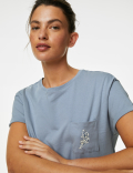 Pure Cotton Cat Print Pyjama Set