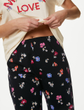 Pure Cotton Floral Print Pyjama Set