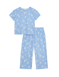 Cotton Rich Crop Leg Pyjama Set
