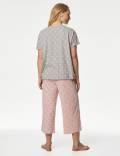 Cotton Rich Crop Leg Pyjama Set
