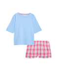 Cotton Rich Printed Shortie Set