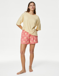 Cotton Rich Printed Shortie Set