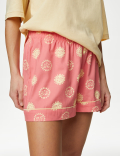 Cotton Rich Printed Shortie Set