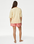 Cotton Rich Printed Shortie Set