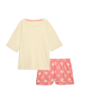 Cotton Rich Printed Shortie Set