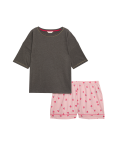 Cotton Rich Printed Shortie Set
