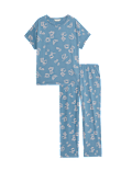 Pure Cotton Printed Pyjama Set