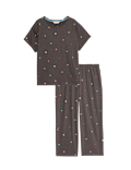 Cotton Rich Printed Pyjama Set