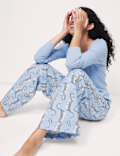 Pure Cotton Printed Pyjama Set