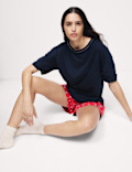 Pure Cotton Printed Shortie Set