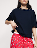 Pure Cotton Printed Shortie Set