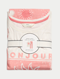 Cotton Rich Leaf Print Pyjama Set
