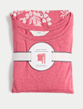 Cotton Rich Leaf Print Pyjama Set