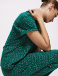 Cotton Rich Printed Pyjama Set
