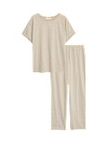 Cotton Rich Printed Pyjama Set