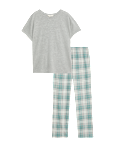 Cotton Rich Printed Pyjama Set