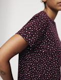 Cotton Rich Printed Pyjama Set