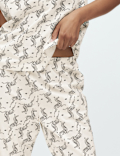 Cotton Rich Printed Pyjama Set