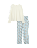Pure Cotton Printed Pyjama Set