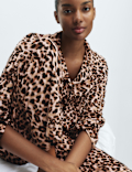 Printed Fleece Pyjama Set