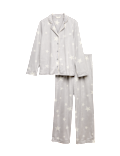 Printed Fleece Pyjama Set
